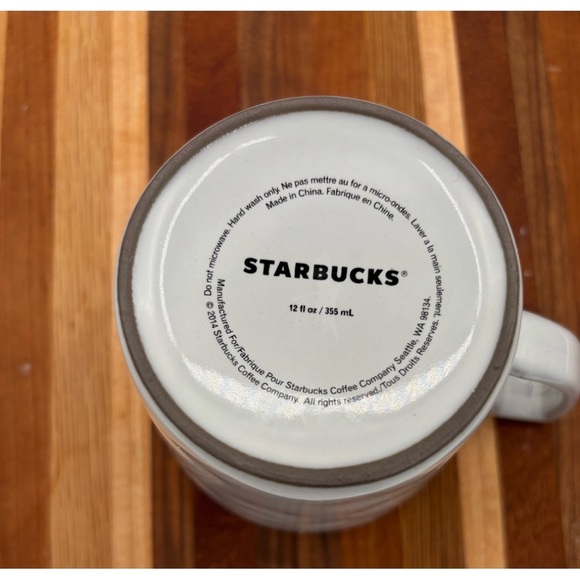 STARBUCKS COMPASS N.S.E.W. COFFEE MUG ANNIVERSARY COLLECTION 2014 12 Oz. - Picture 5 of 5